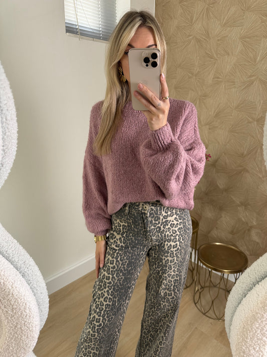 SANNE SWEATER - OLD PINK