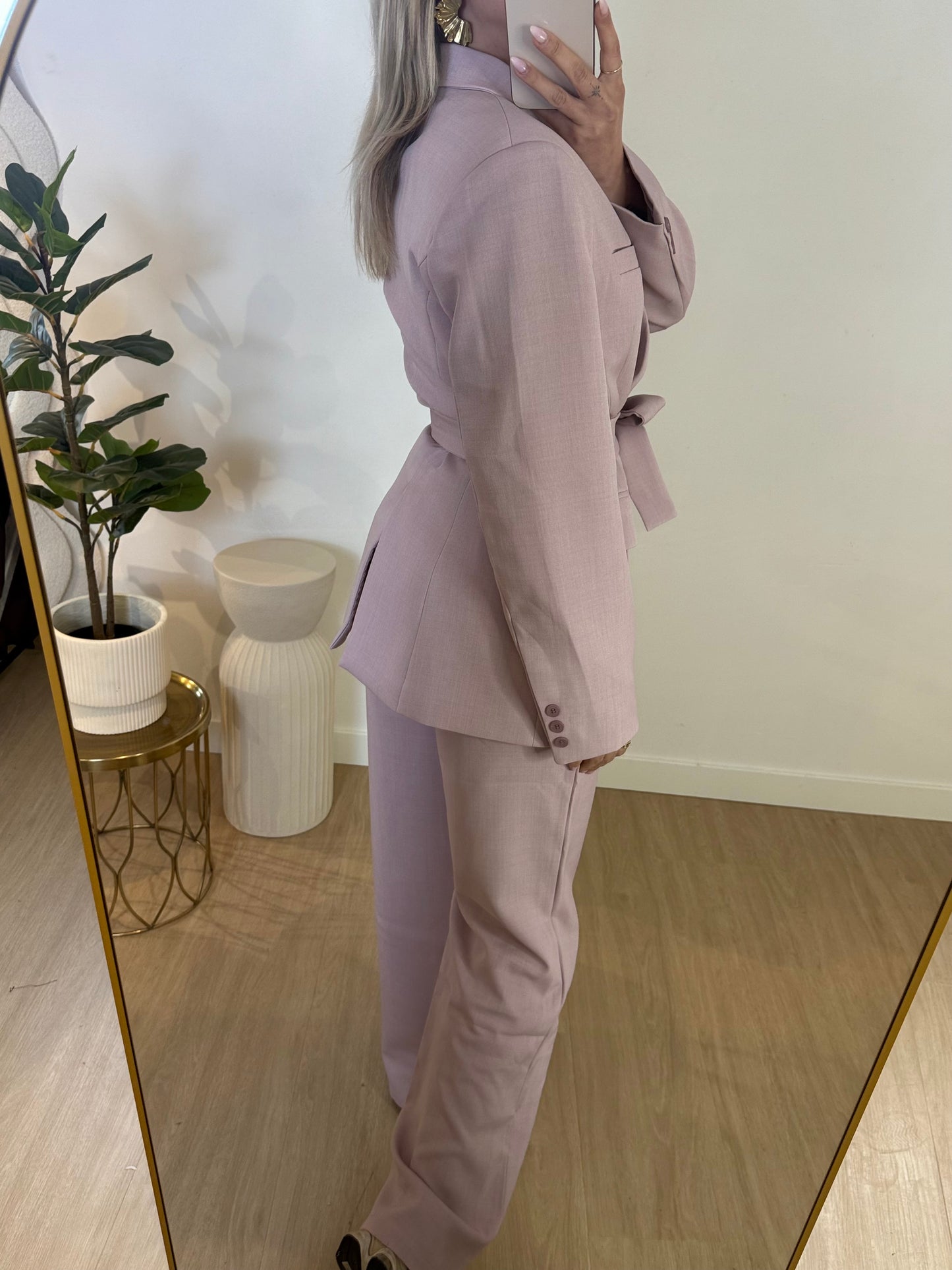 JACKY BLAZER - POWDER PINK STYLISH