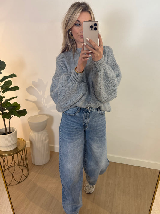 SANNE SWEATER - ICE BLUE STYLISH