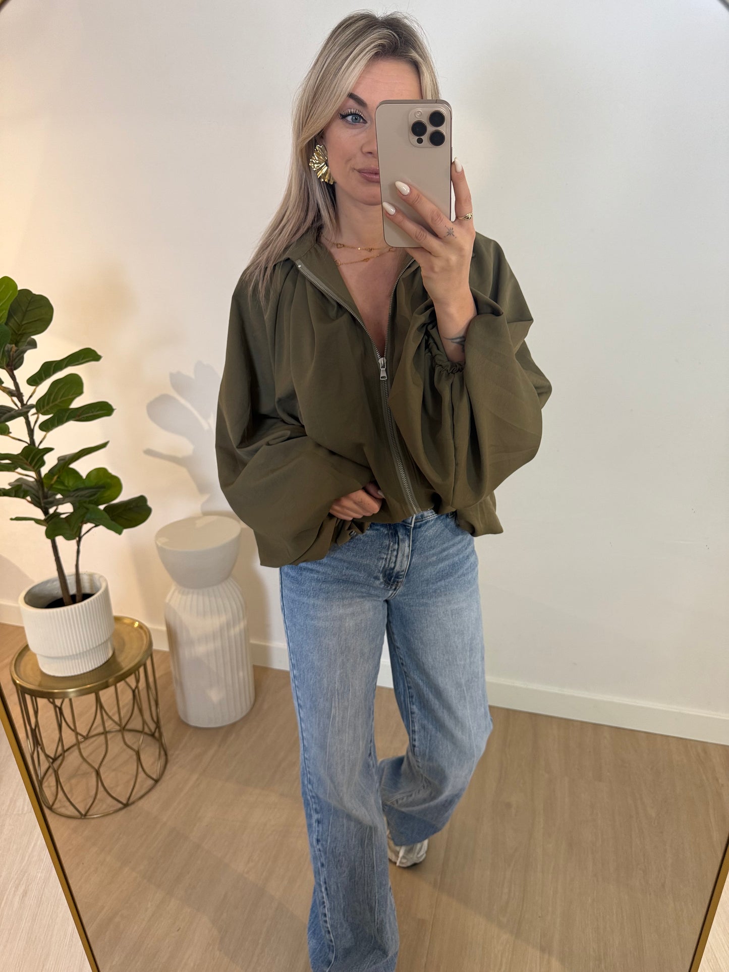 JACKIE BALLOON JACKET STYLISH