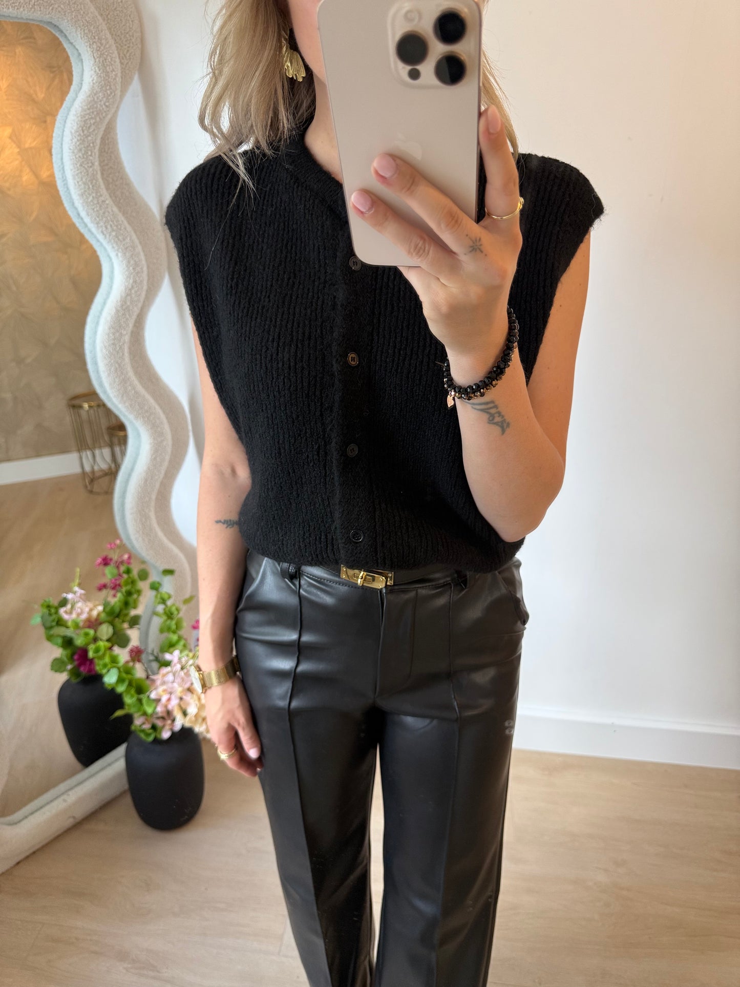JULIA GILET - BLACK