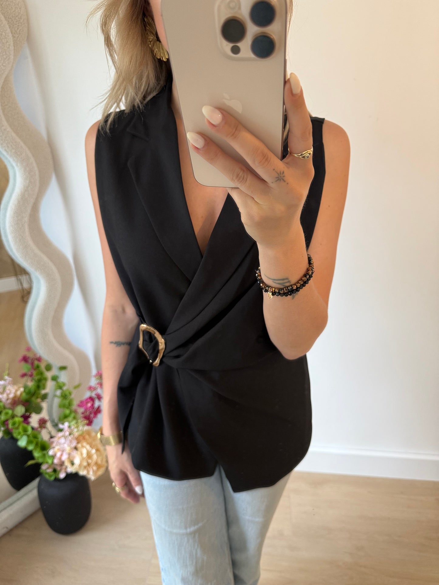 JOAN GILET - BLACK