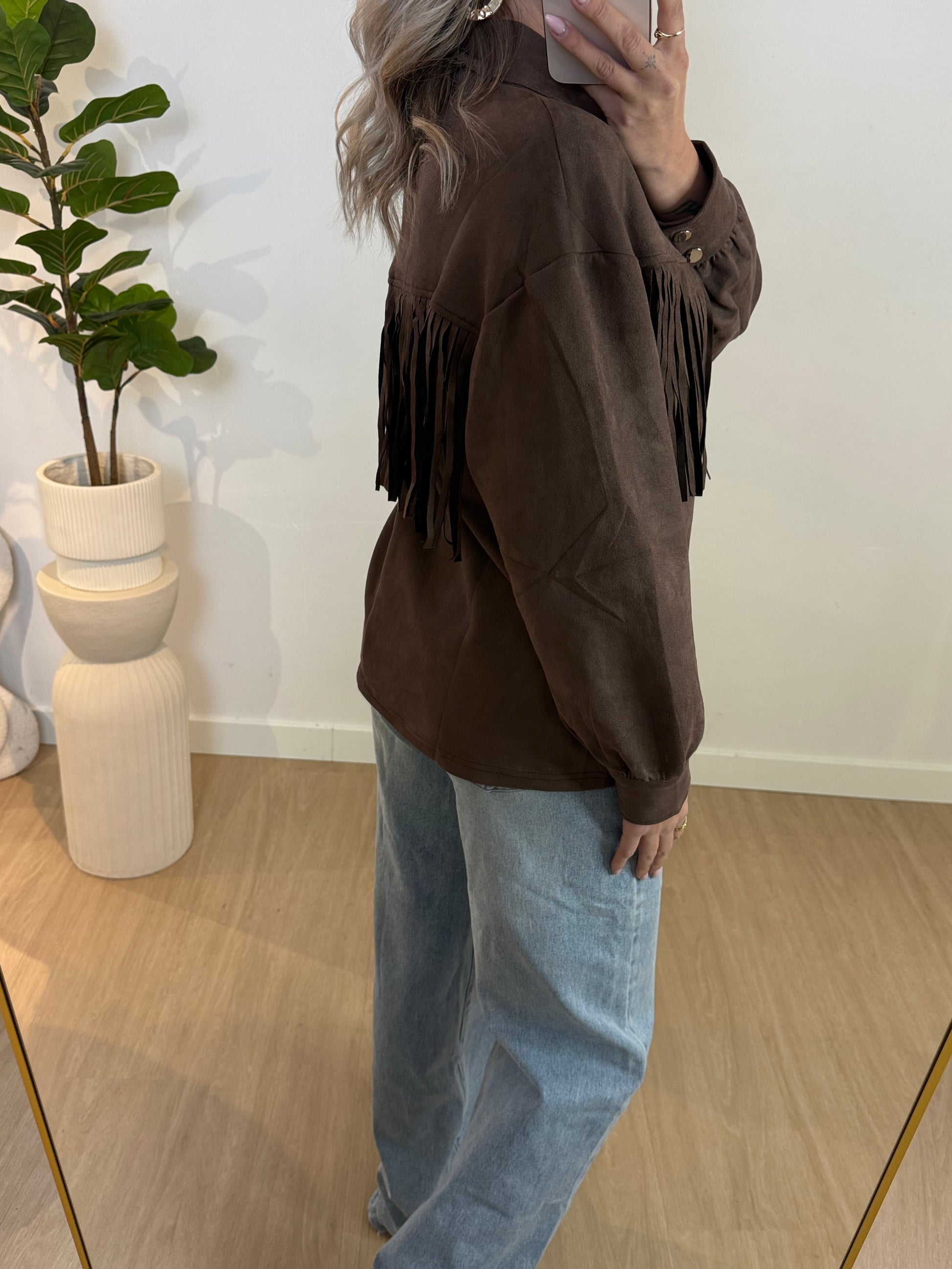 FRINGE JACKET STYLISH