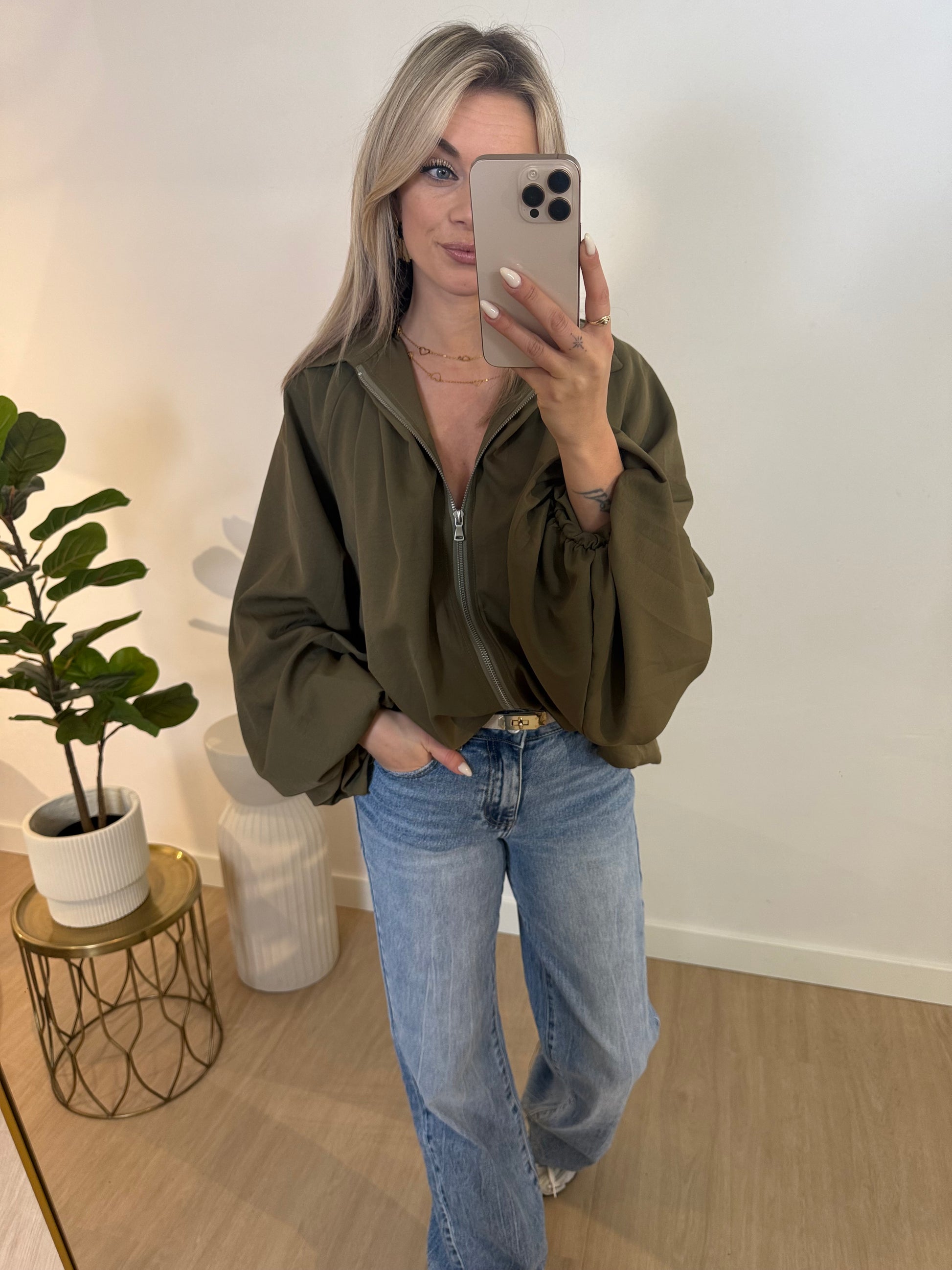 JACKIE BALLOON JACKET STYLISH