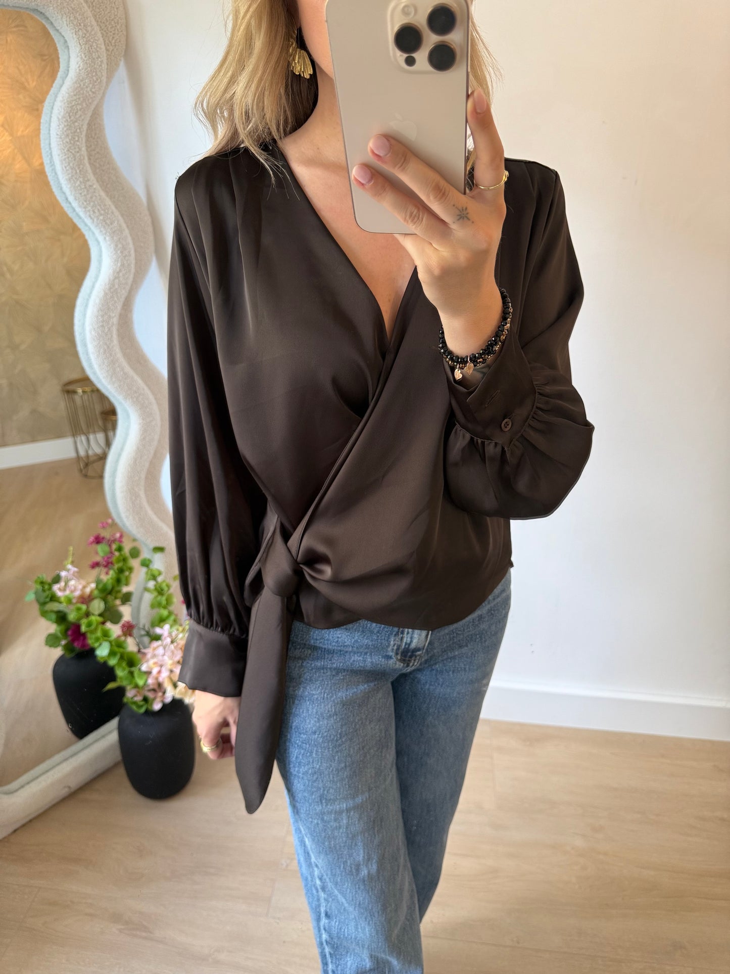 SATIN BLOUSE