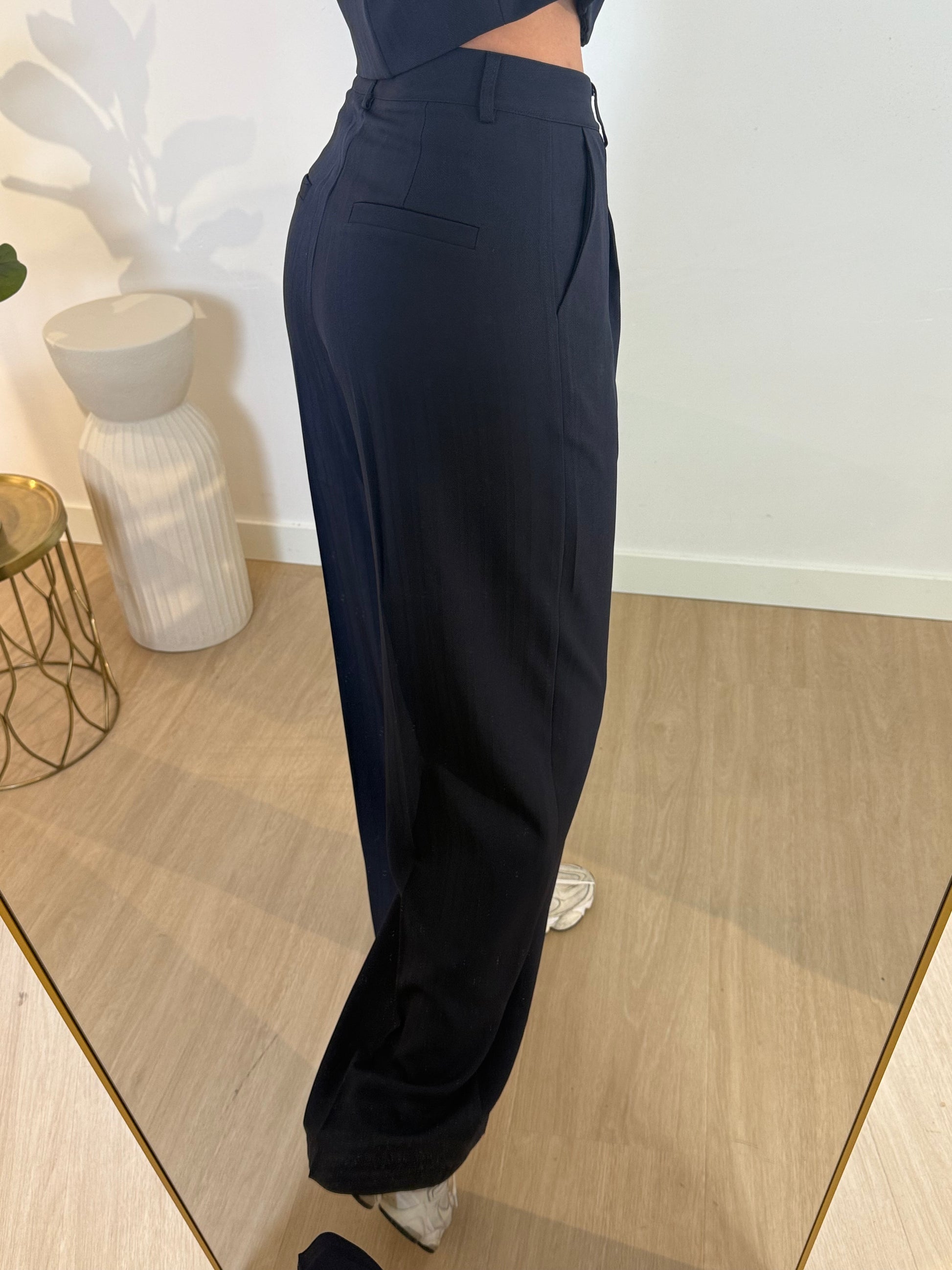 ZARA PANTALON - NAVY STYLISH