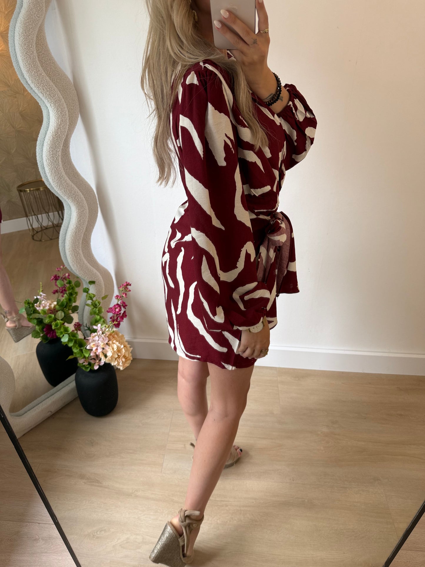 EVA DRESS - WINE
