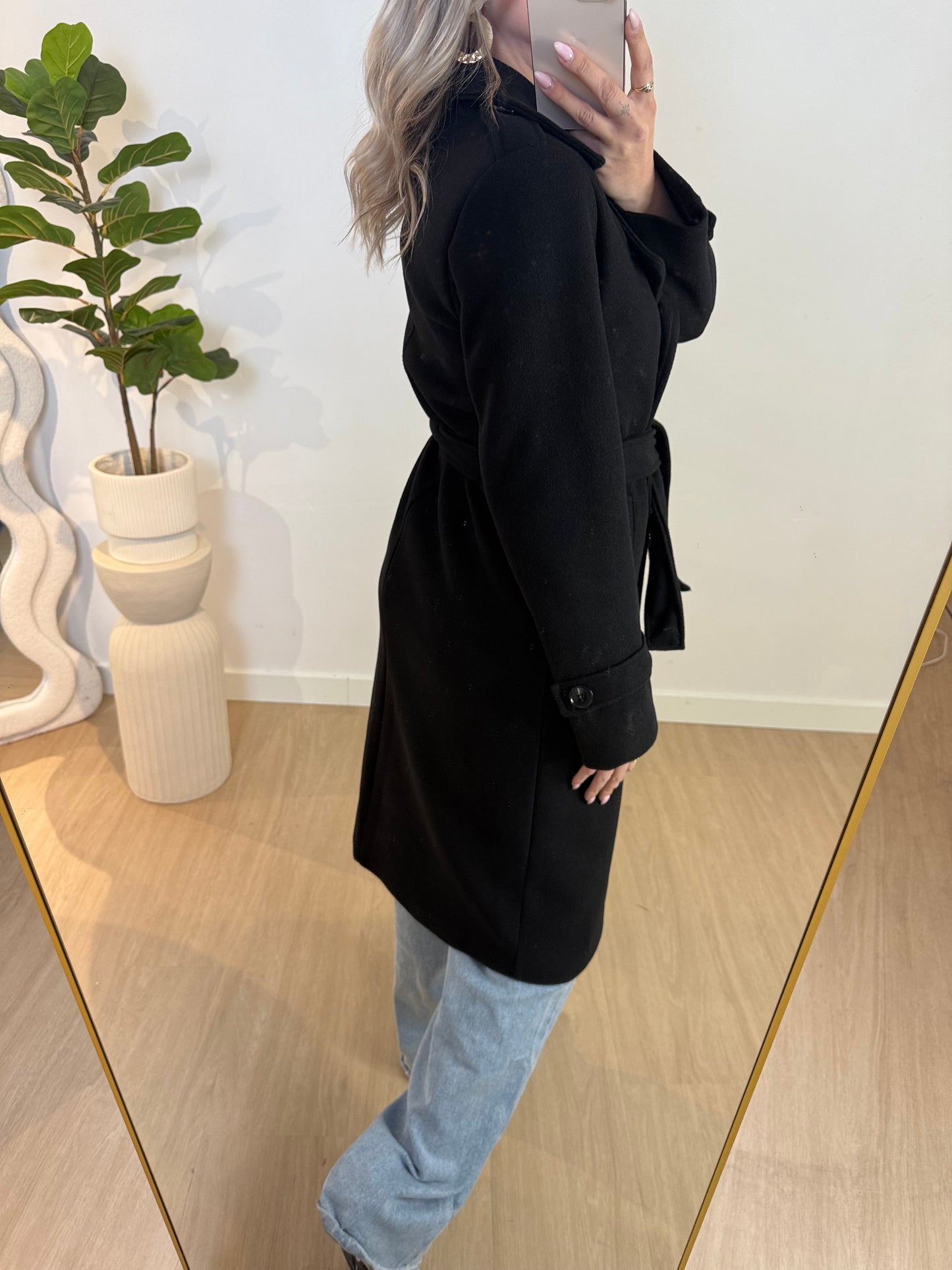 TRENCH COAT - BLACK STYLISH