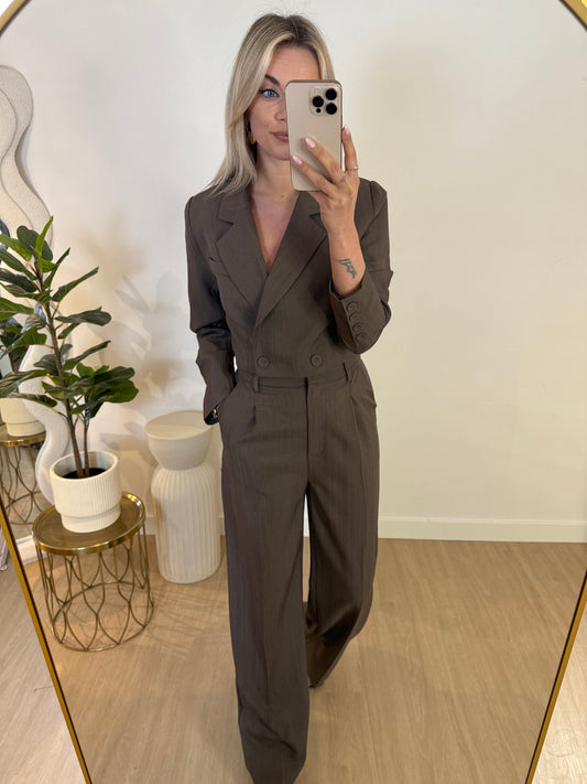 ZARA BLAZER - TAUPE STYLISH