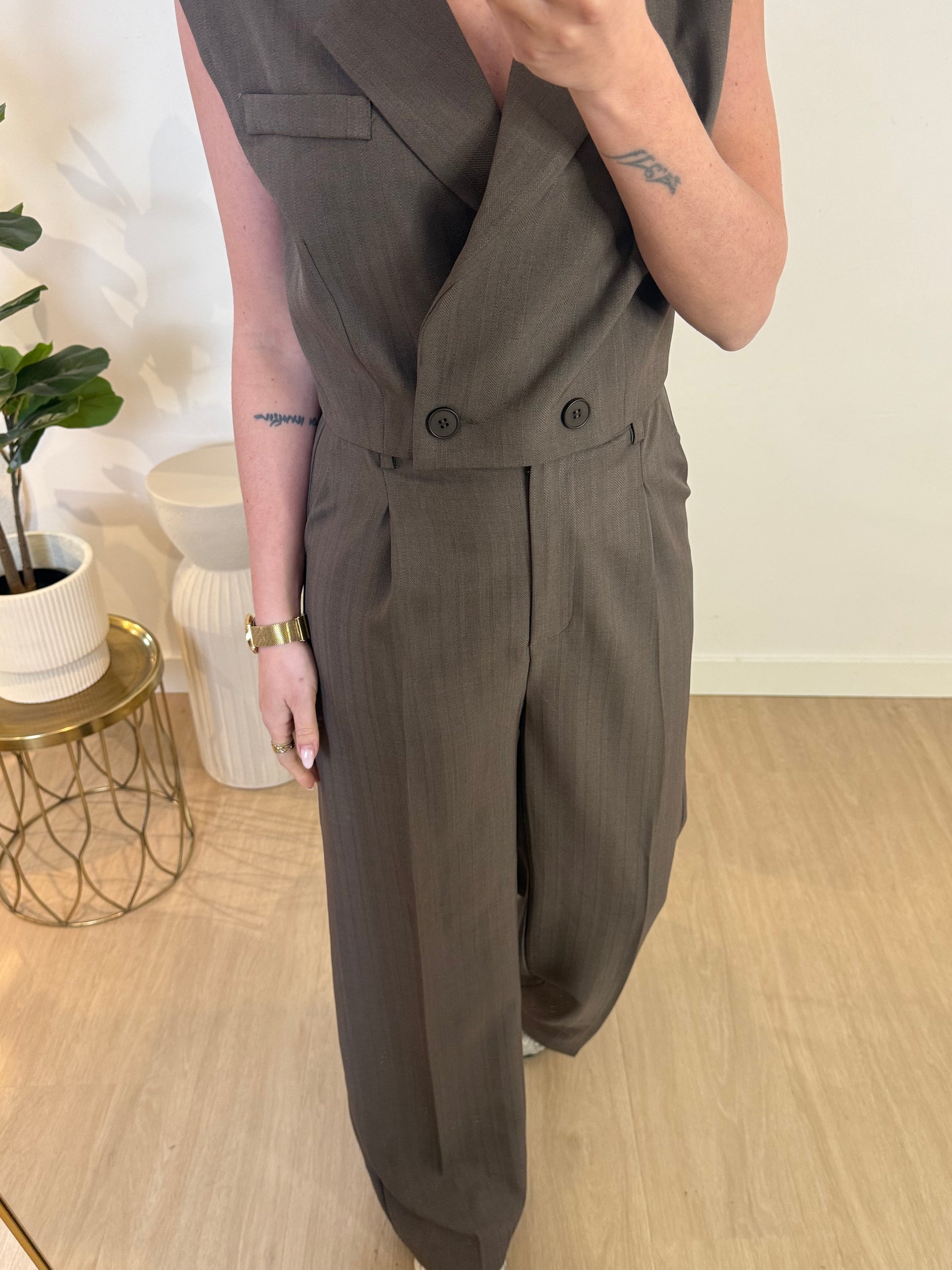 ZARA PANTALON - TAUPE STYLISH