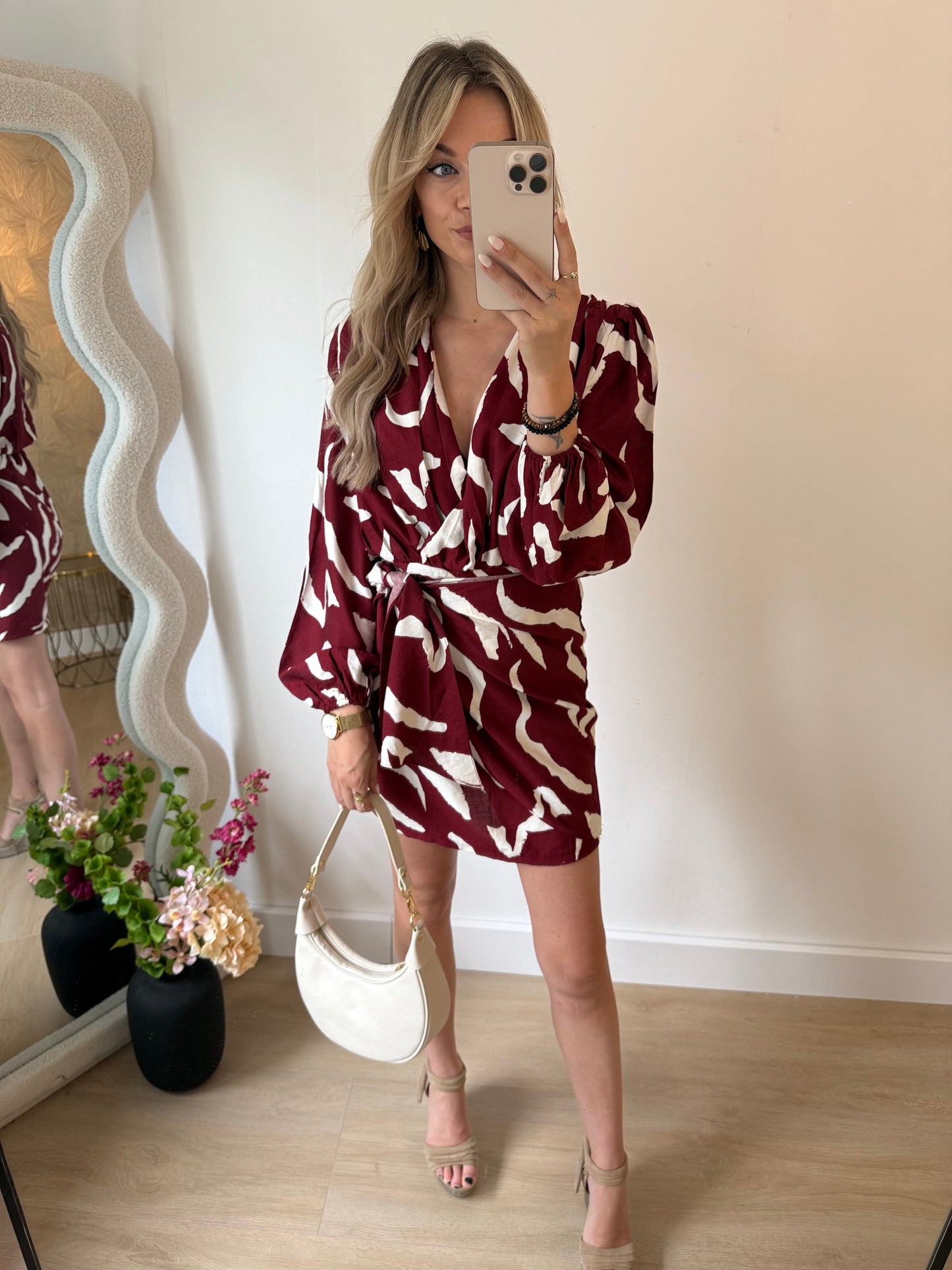 EVA DRESS - WINE