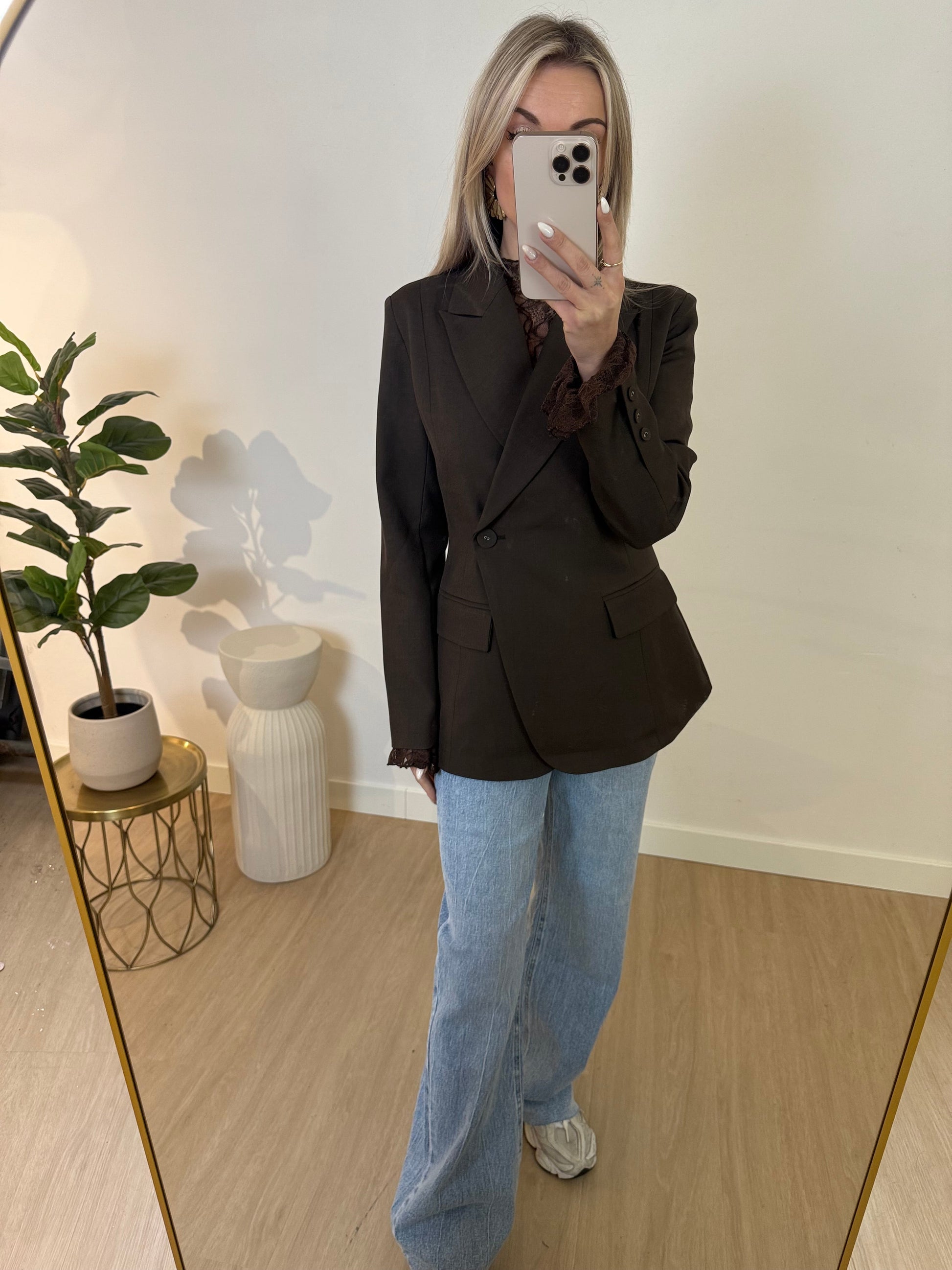 JOY BLAZER - BROWN STYLISH