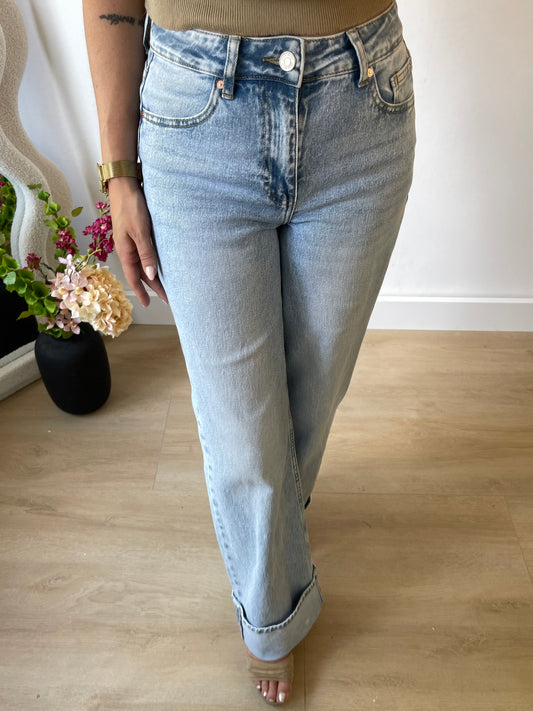 QUEEN HEARTS TURN UP JEANS TALL