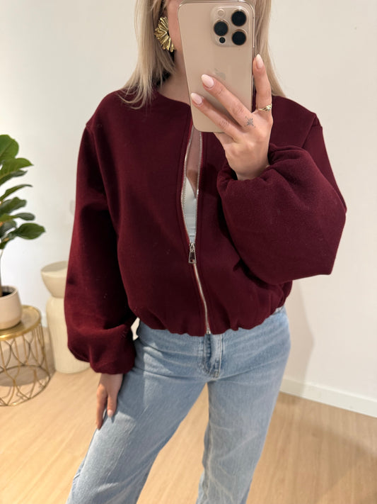ANNA JACKET - BORDEAUX