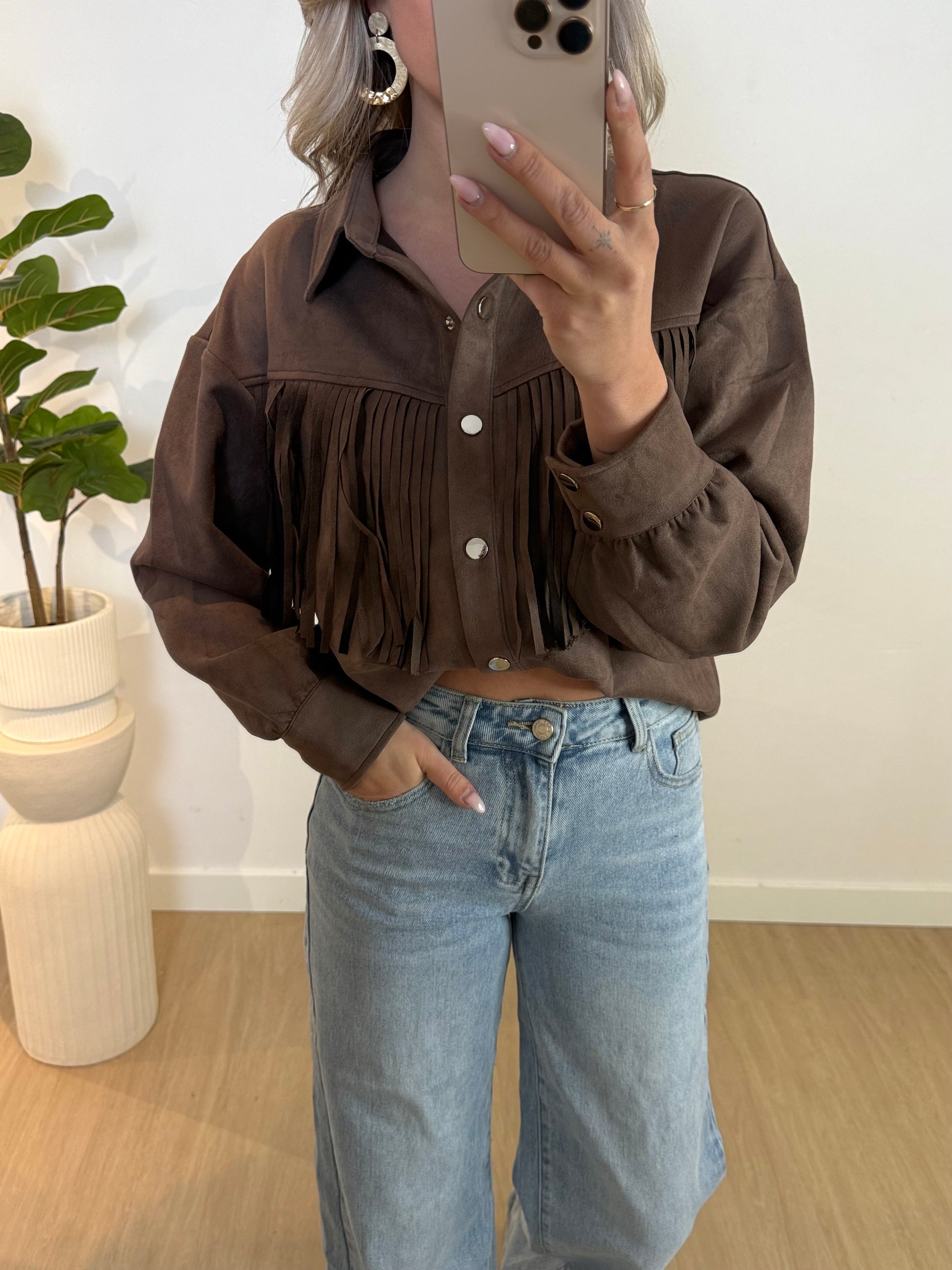 FRINGE JACKET STYLISH