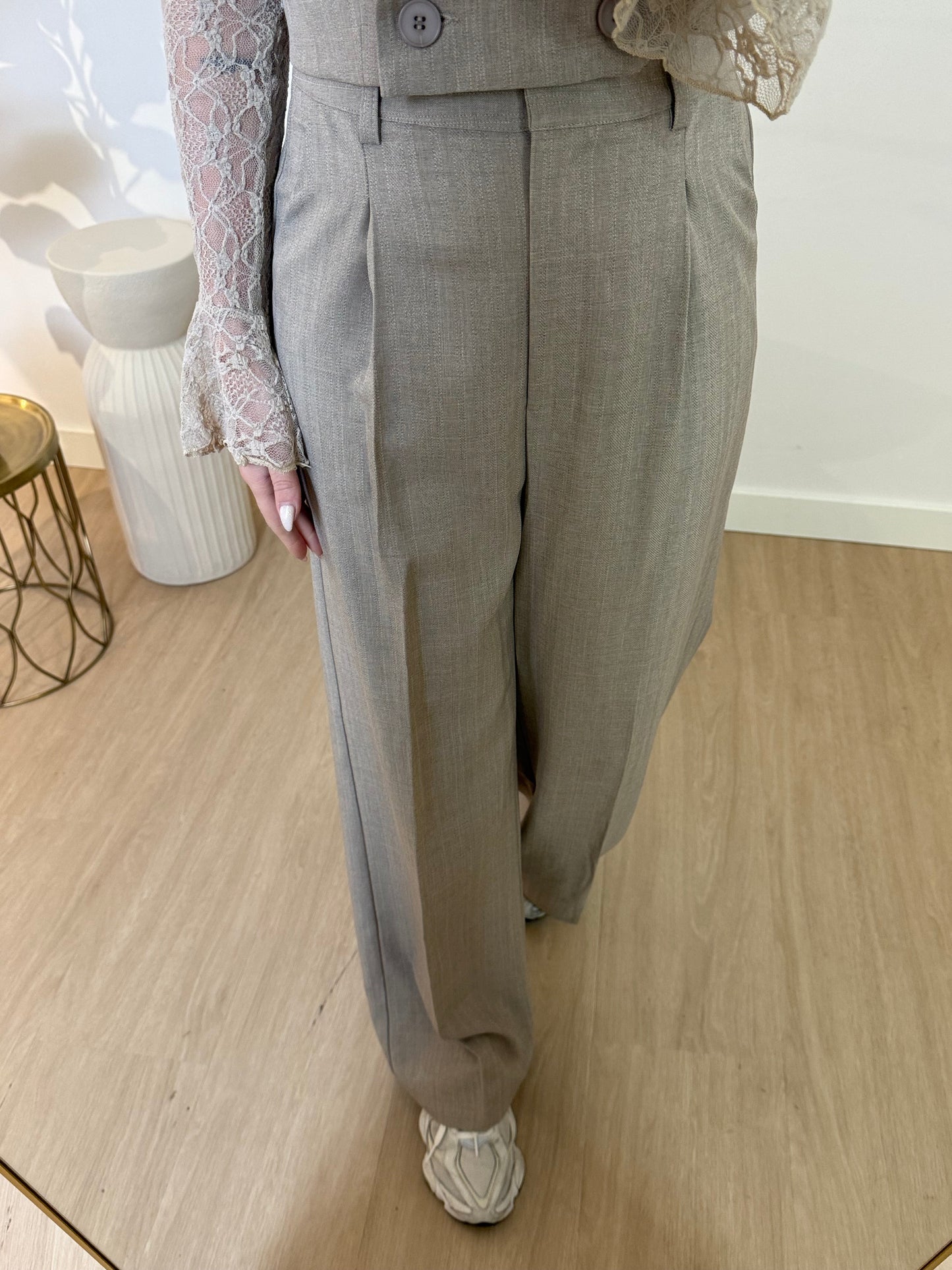 ZARA PANTALON - BEIGE STYLISH