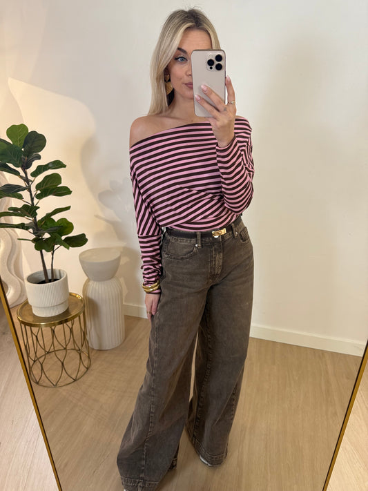 ISA STRIPE - PINK STYLISH