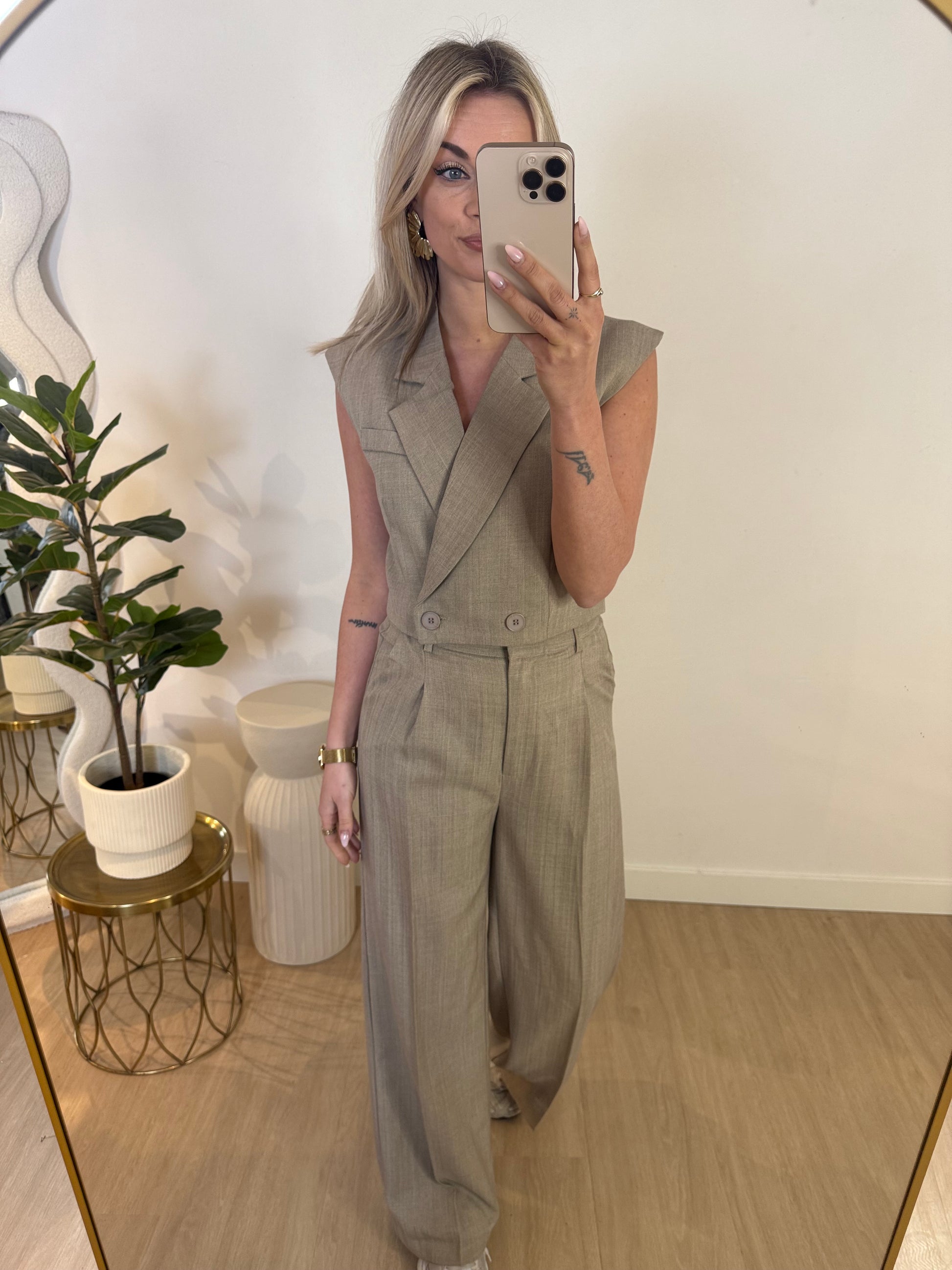 ZARA GILET - BEIGE STYLISH