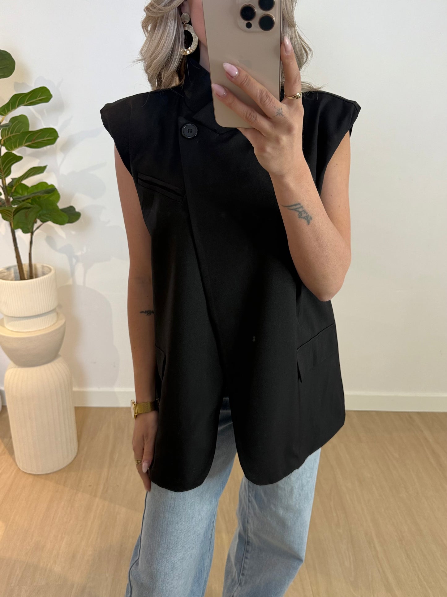 JOYA GILET - BLACK STYLISH