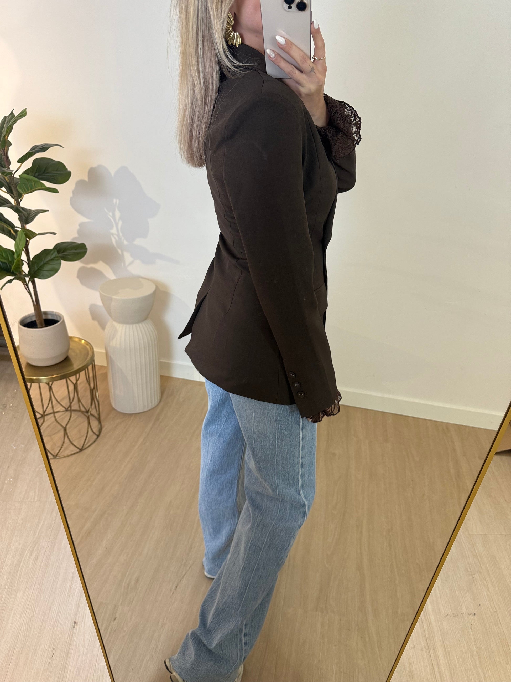 JOY BLAZER - BROWN STYLISH