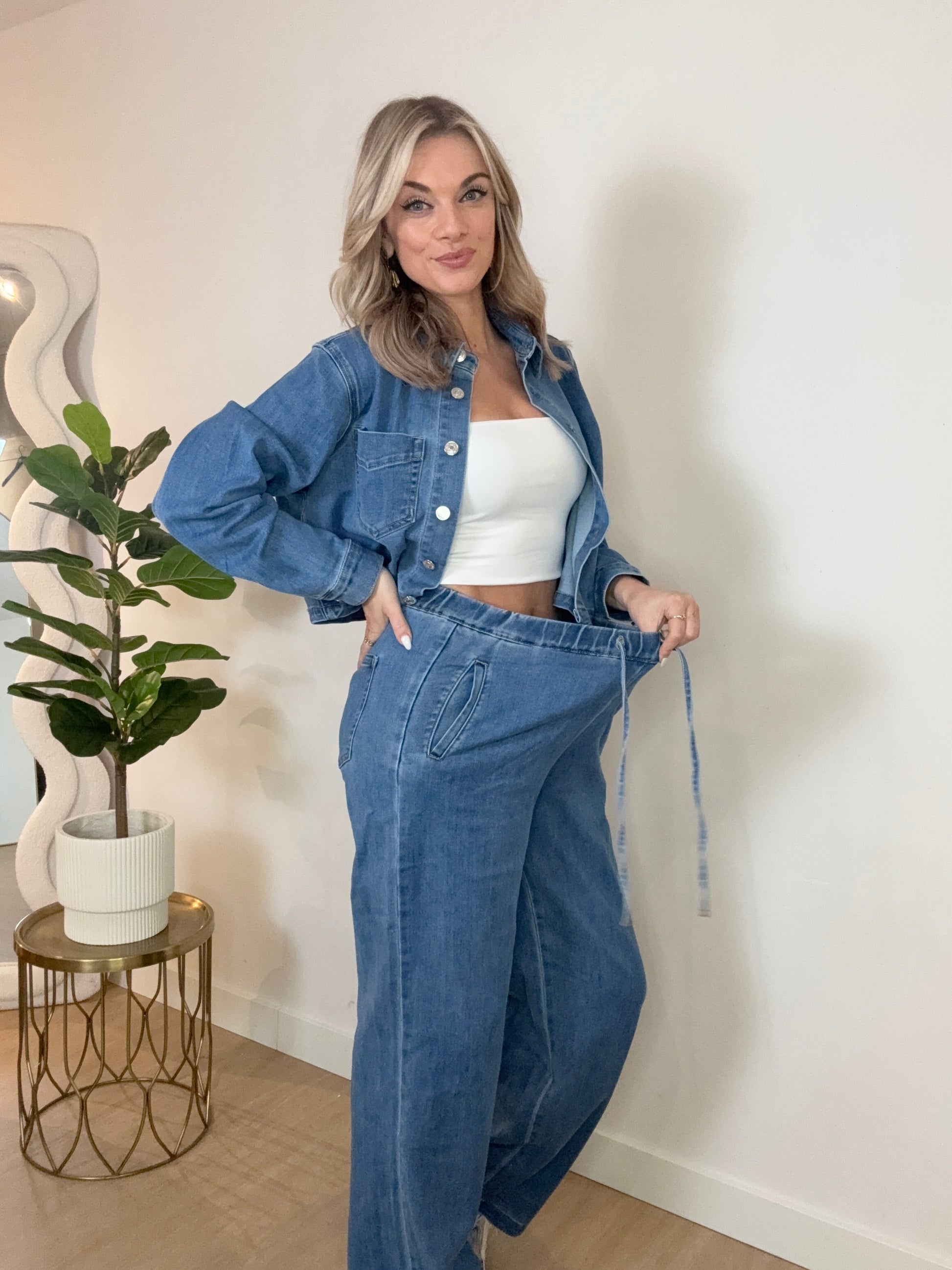 DENIM SET - PREGGY PROOF STYLISH