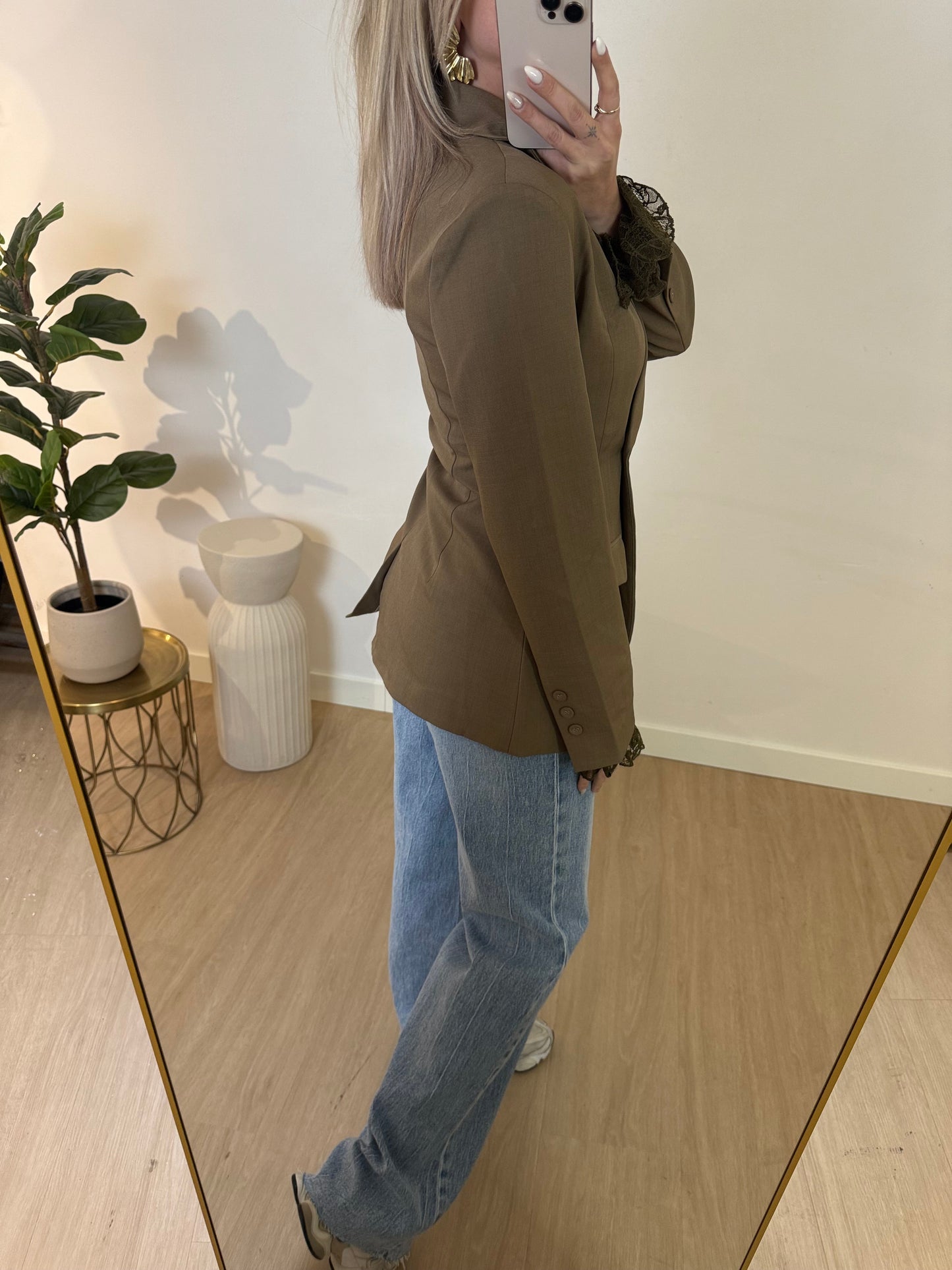 JOY BLAZER - OLIVE STYLISH