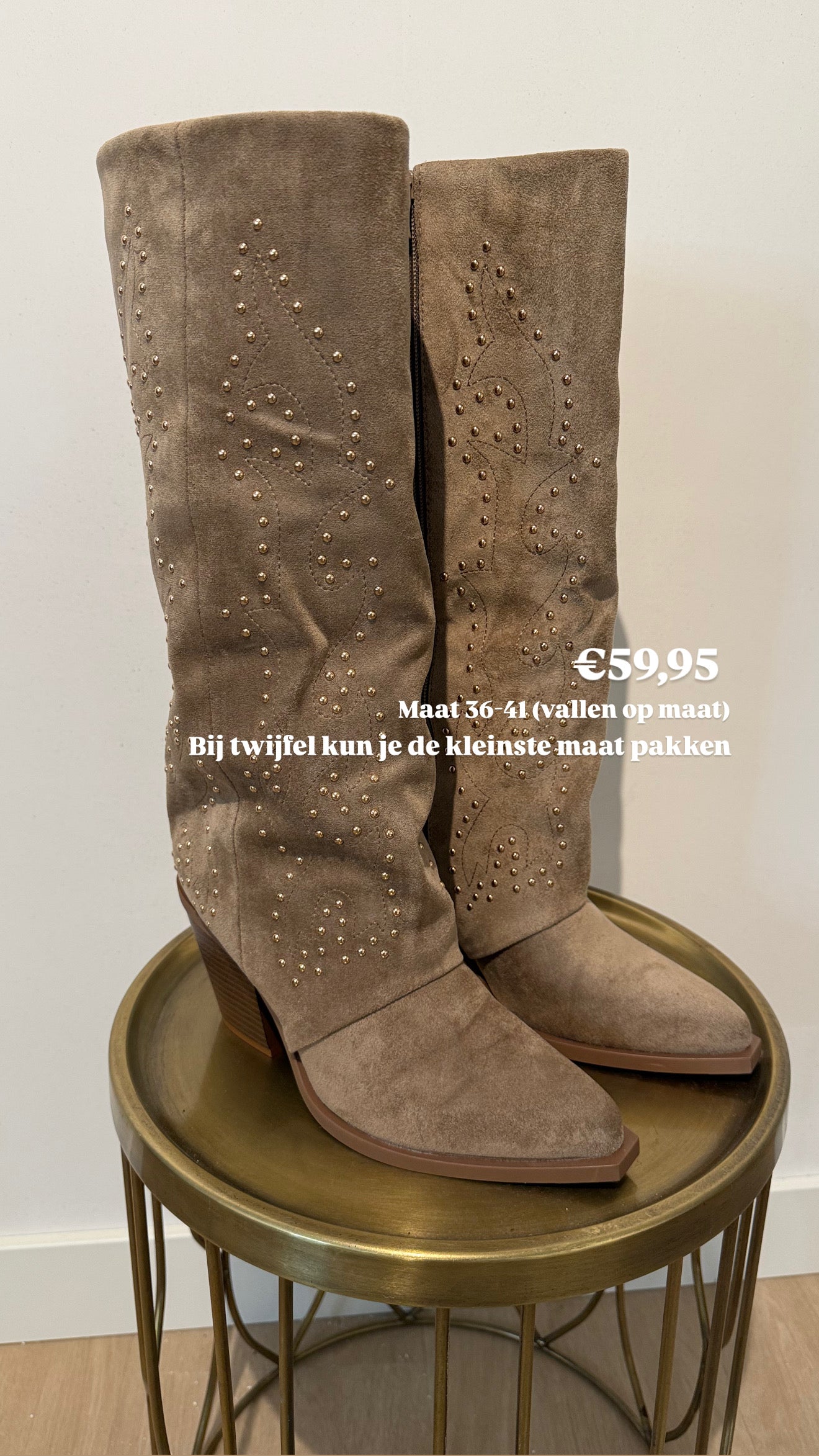 SUEDINE STUDS